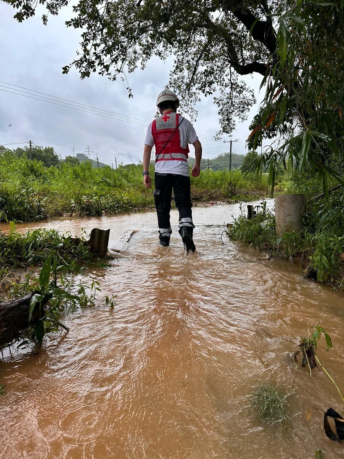 紅十字會支援今年本港世紀暴雨