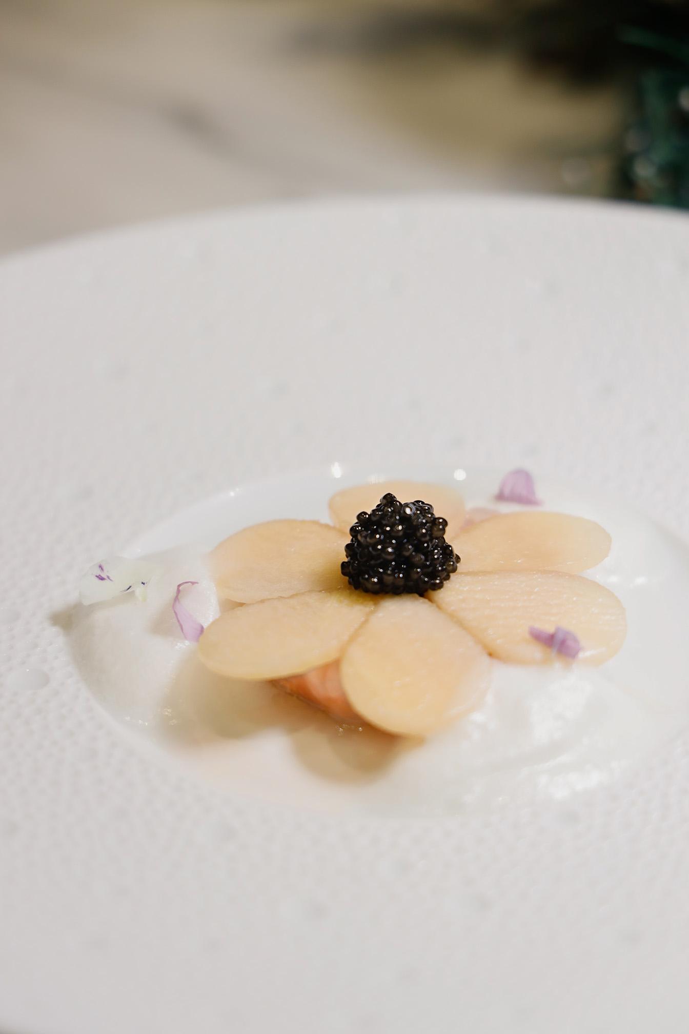 油甘魚配醃蜜瓜