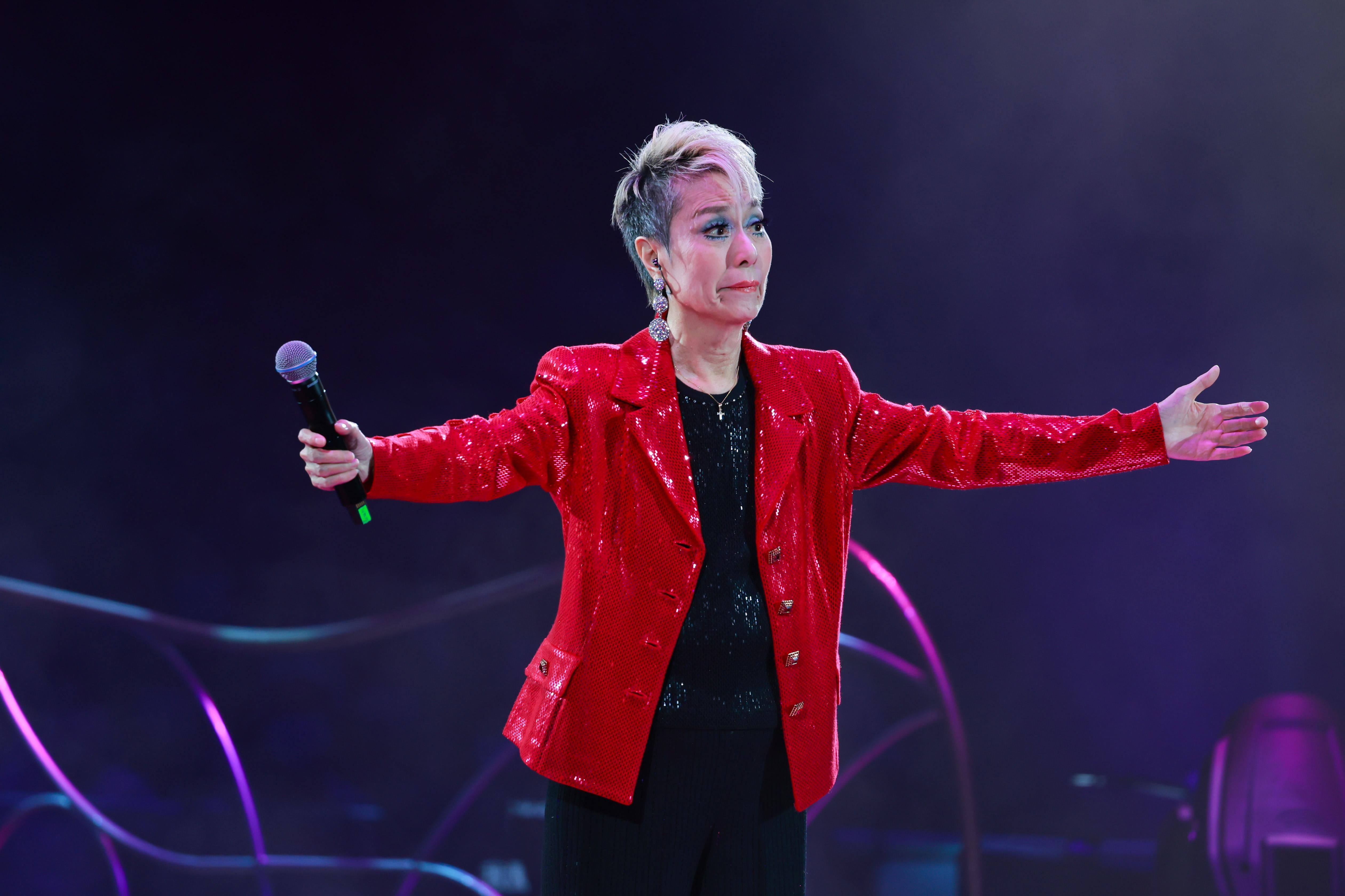 仙杜拉在2023年9月曾回香港演出向顧家煇及黃霑致敬演唱會,當時狀態不錯。(資料圖片)