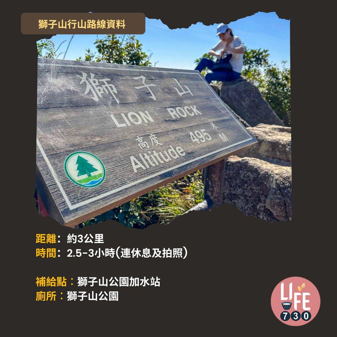 獅尾脊賞獅子山下︱中高級獅子山行山路線(am730製圖)