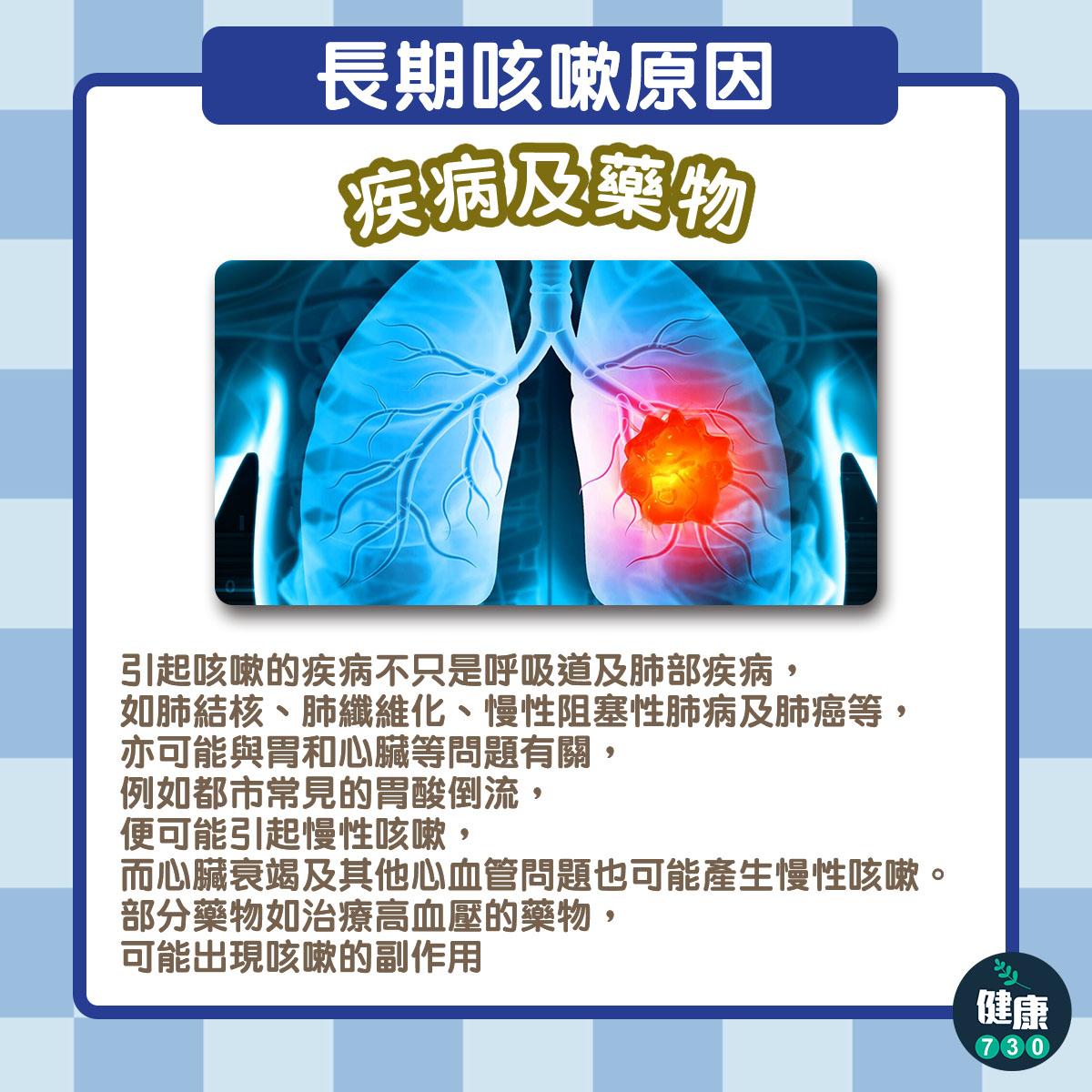 造成長期咳嗽的原因