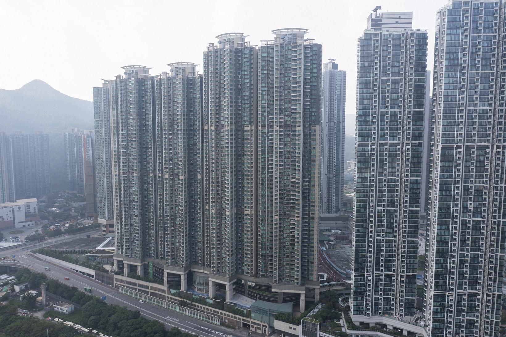 將軍澳日出康城緻藍天位於港鐵康城站上蓋,是日出康城首4期中最近港鐵站的期數。(資料圖片)