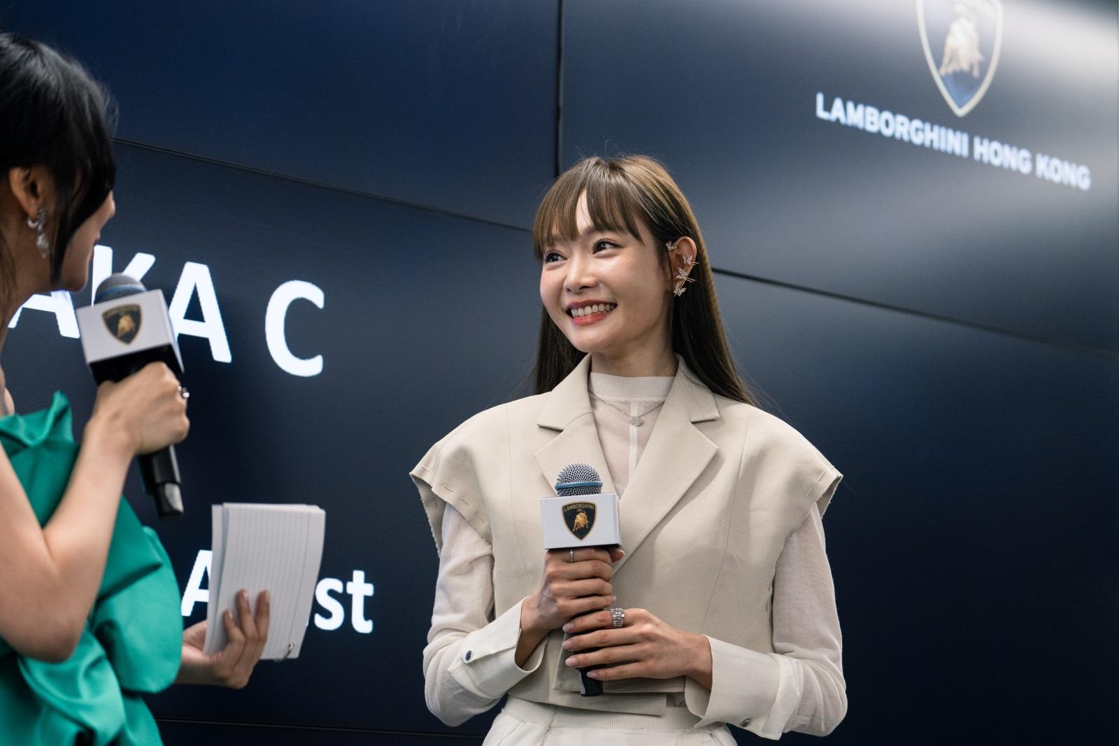 趙慧珊Aka C 上台分享藝術車創作概念