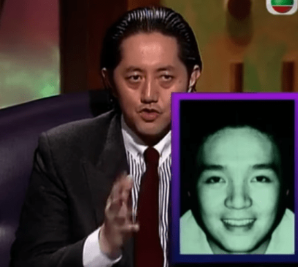 顧修全1992年在鄭裕玲主持的《鄭裕玲星夜傾情》節目中,指從面型預言周星馳將來會做老闆。(影片截圖)