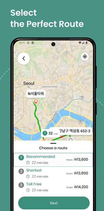 首爾市推外國遊客專用叫車App「TABA」 支援繁體中文