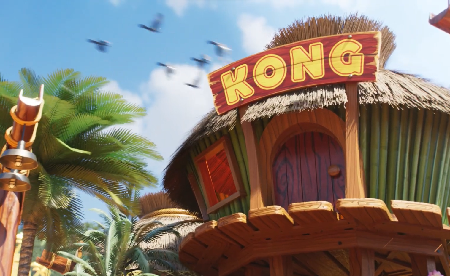 大阪環球影城新園區。(影片截圖)