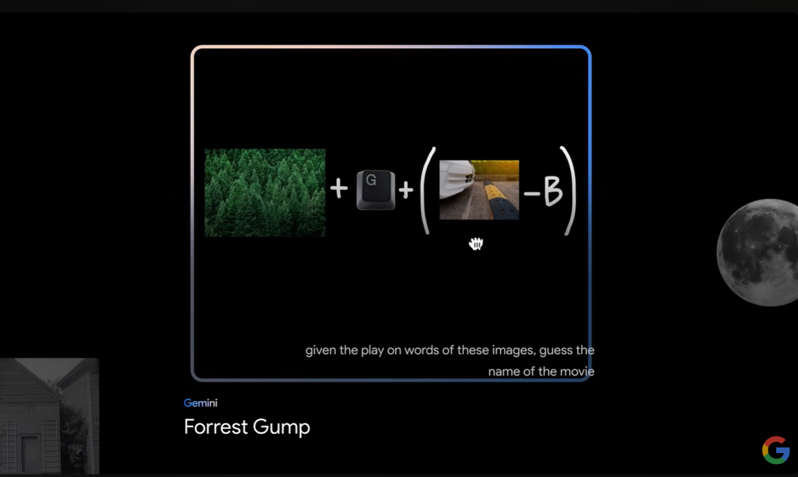Gemini識得分析圖像,例如說出圖右的車速度會較快,因其車型無咁阻風。(互聯網)
