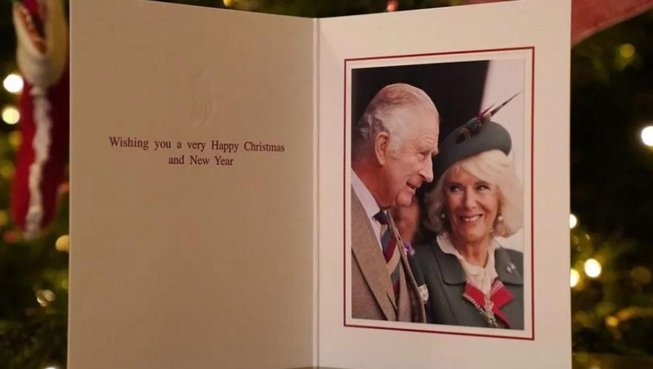 查理斯去年的聖誕卡。(互聯網)