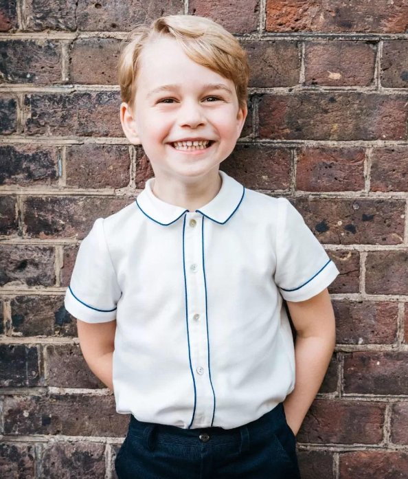 喬治5歲生日時的官方照。(資料圖片)