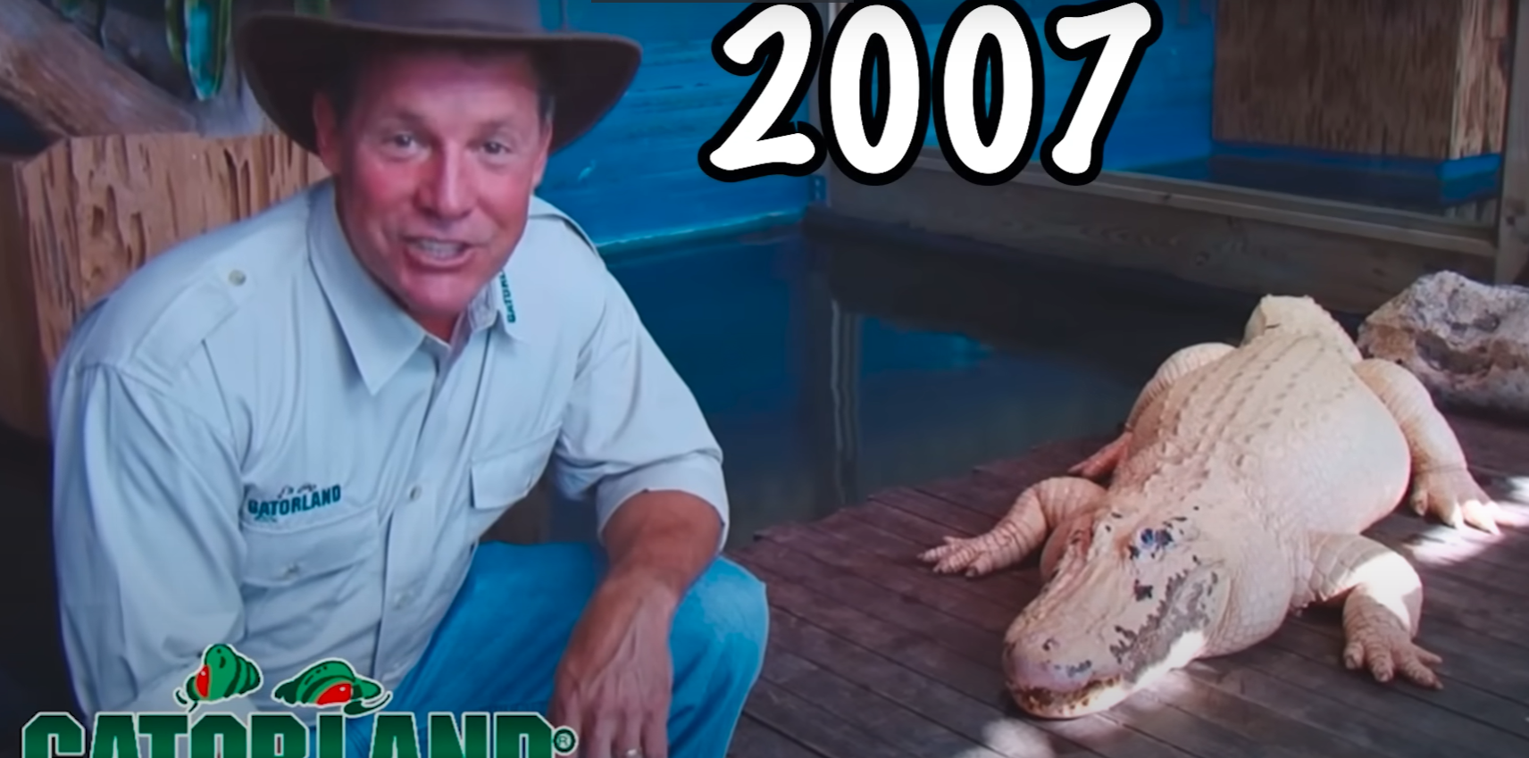 園方指此前全球僅存7隻白變鱷魚,其中3隻在該園內。(互聯網)