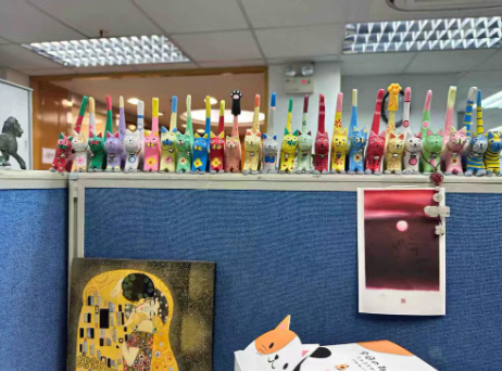 放滿自己喜歡風格擺設的小巴,令他們不禁揚言港人「都在熱愛自己的工作崗位」。(圖片來源:小紅書)