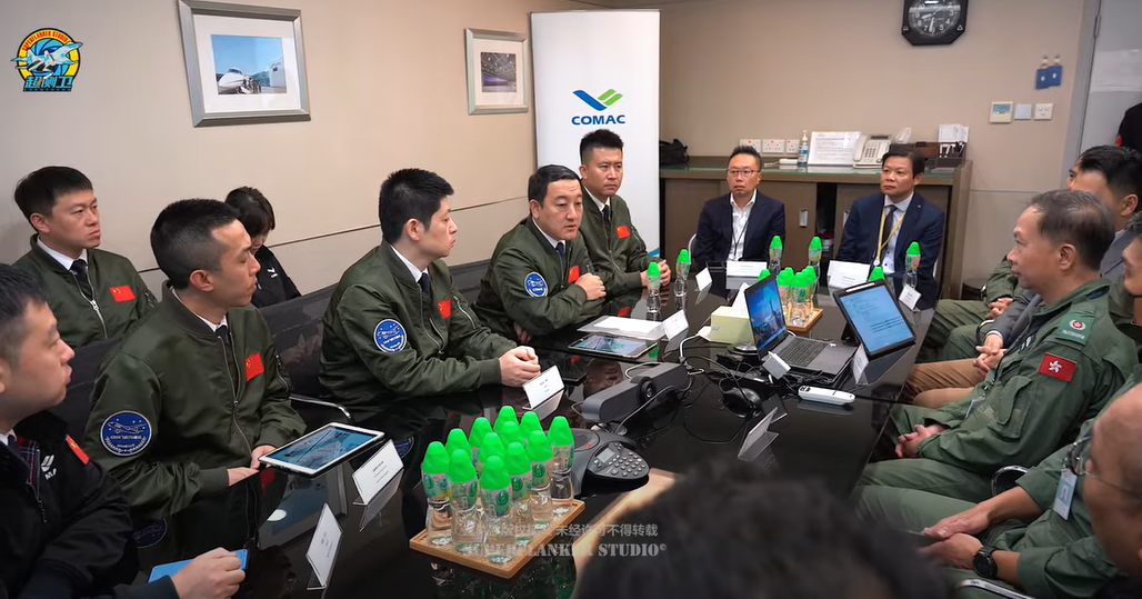 C919第一身視角影片曝光 駕駛艙俯瞰維港(有片)