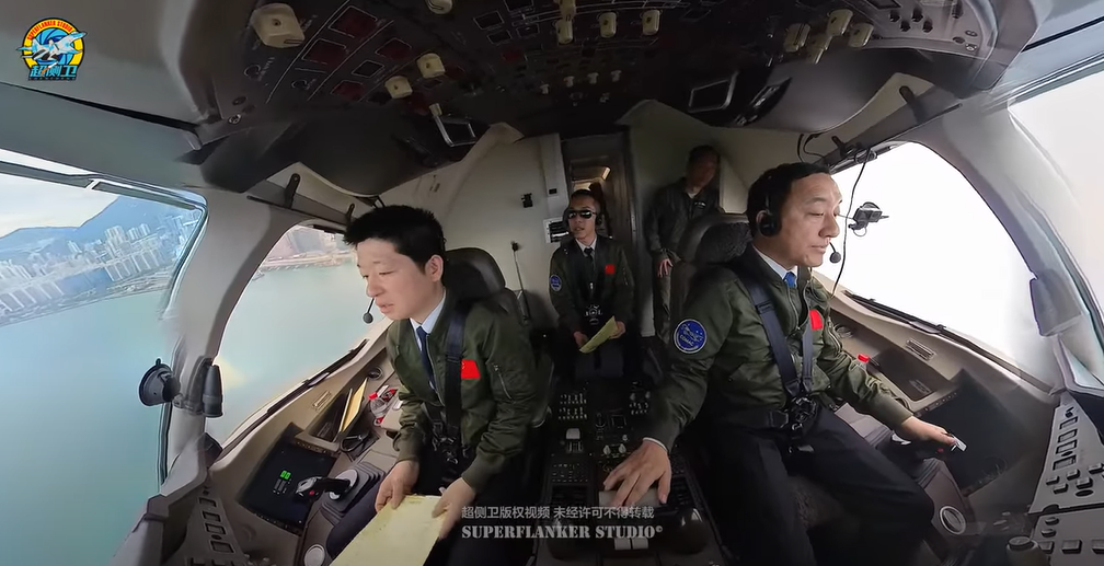 C919第一身視角影片曝光 駕駛艙俯瞰維港(有片)