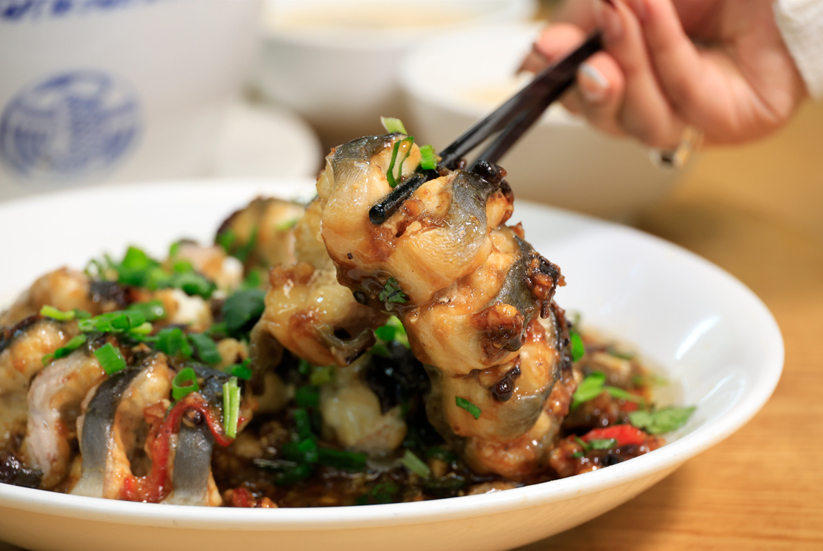 豉汁盤龍鱔是三哥每天到街市採購:肉質肥美彈牙,醬汁更加入了磨豉醬去提鮮。(攝:林俊源)