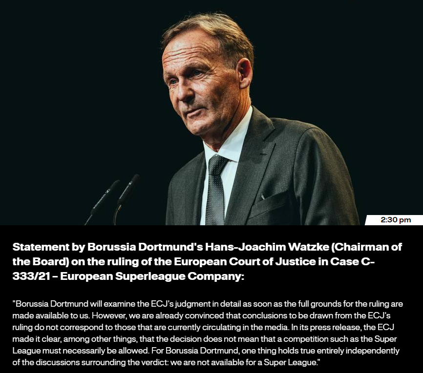 多蒙特表態不會參與歐超聯。(多蒙特官網)