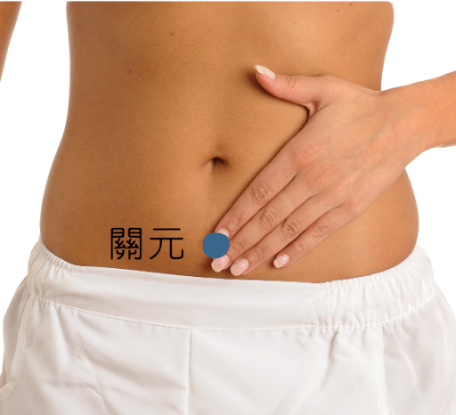 關元:下腹部正中線臍中下 3 寸處,當中極上 1 寸。具有益腎氣,利下焦,回陽救逆的功效。
