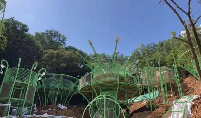 深圳龍崗兒童公園興建中圖片(深圳特區報微博)