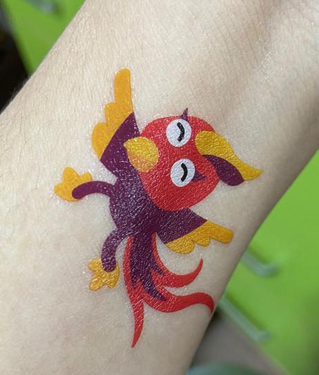 「香港復康會」吉祥物「無障朋 友」水印貼紙