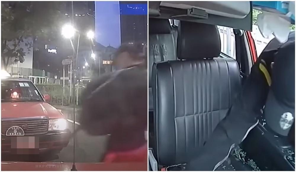 本港近日出現「的士盜賊」,專門盜竊的士車內物品。(網上截圖)