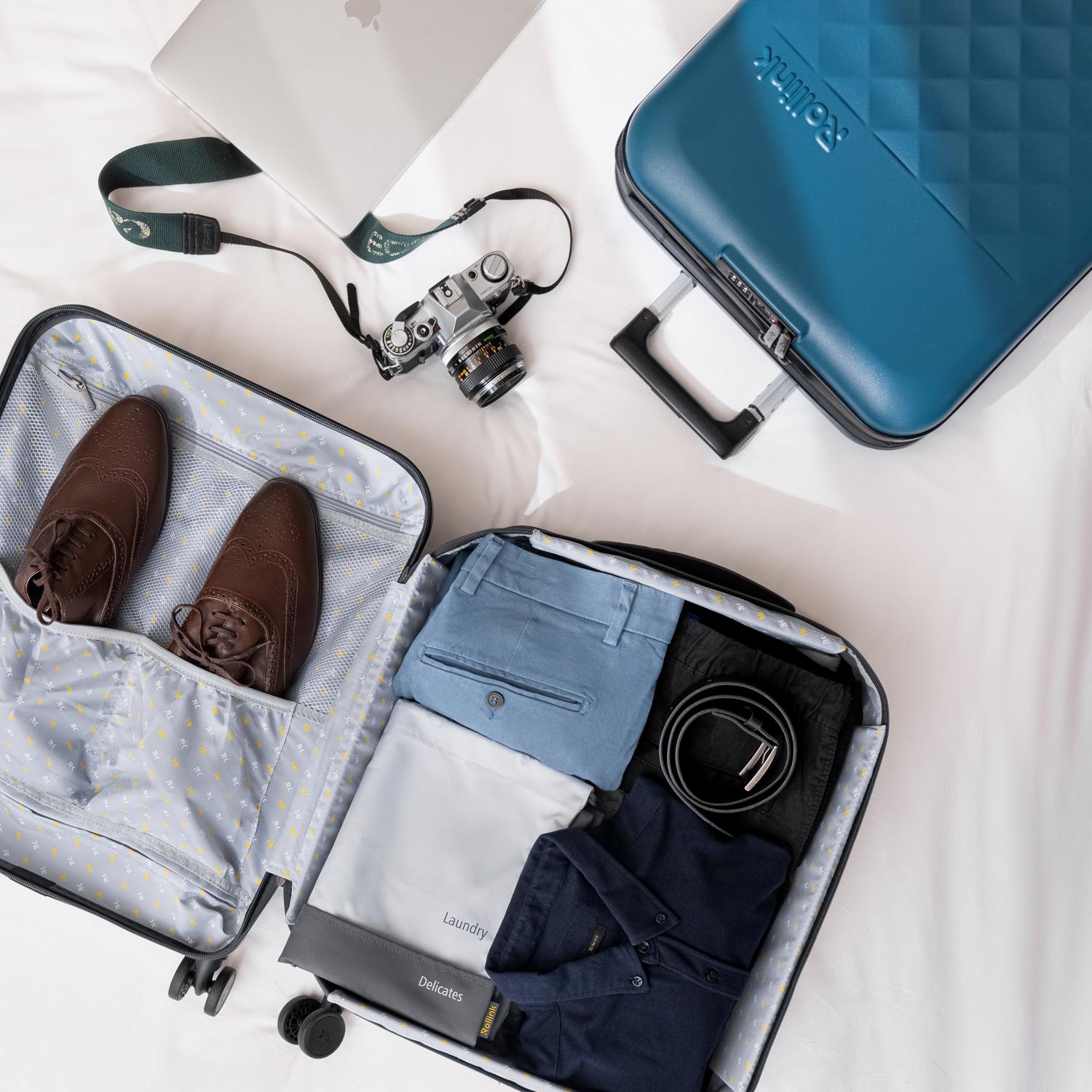 行李箱推介|摺疊式行李箱Rollink登陸香港 摺疊後僅厚5厘米/容量達85L