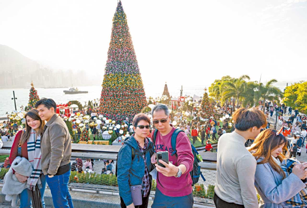 聖誕長假 遊客區生意