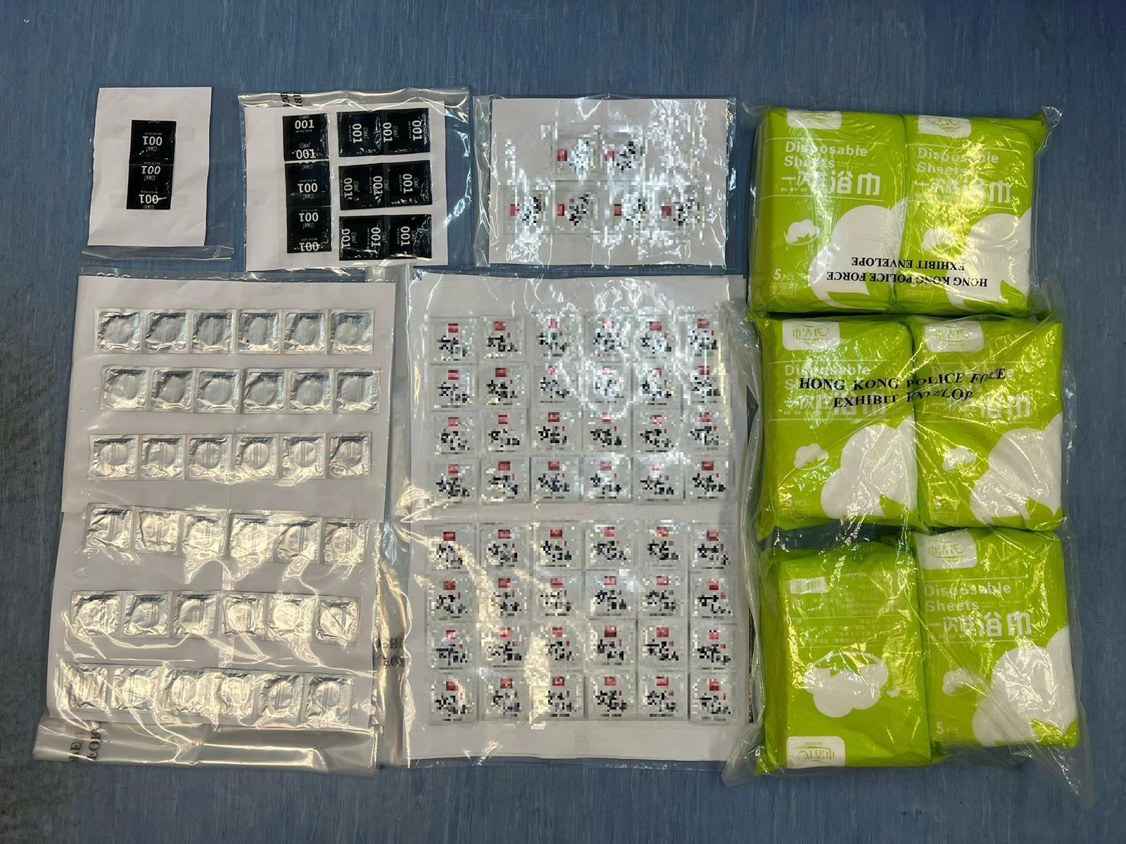 警葵涌酒店掃黃拘29歲內地女 深水埗髮廊地舖變無牌按摩院拘3女