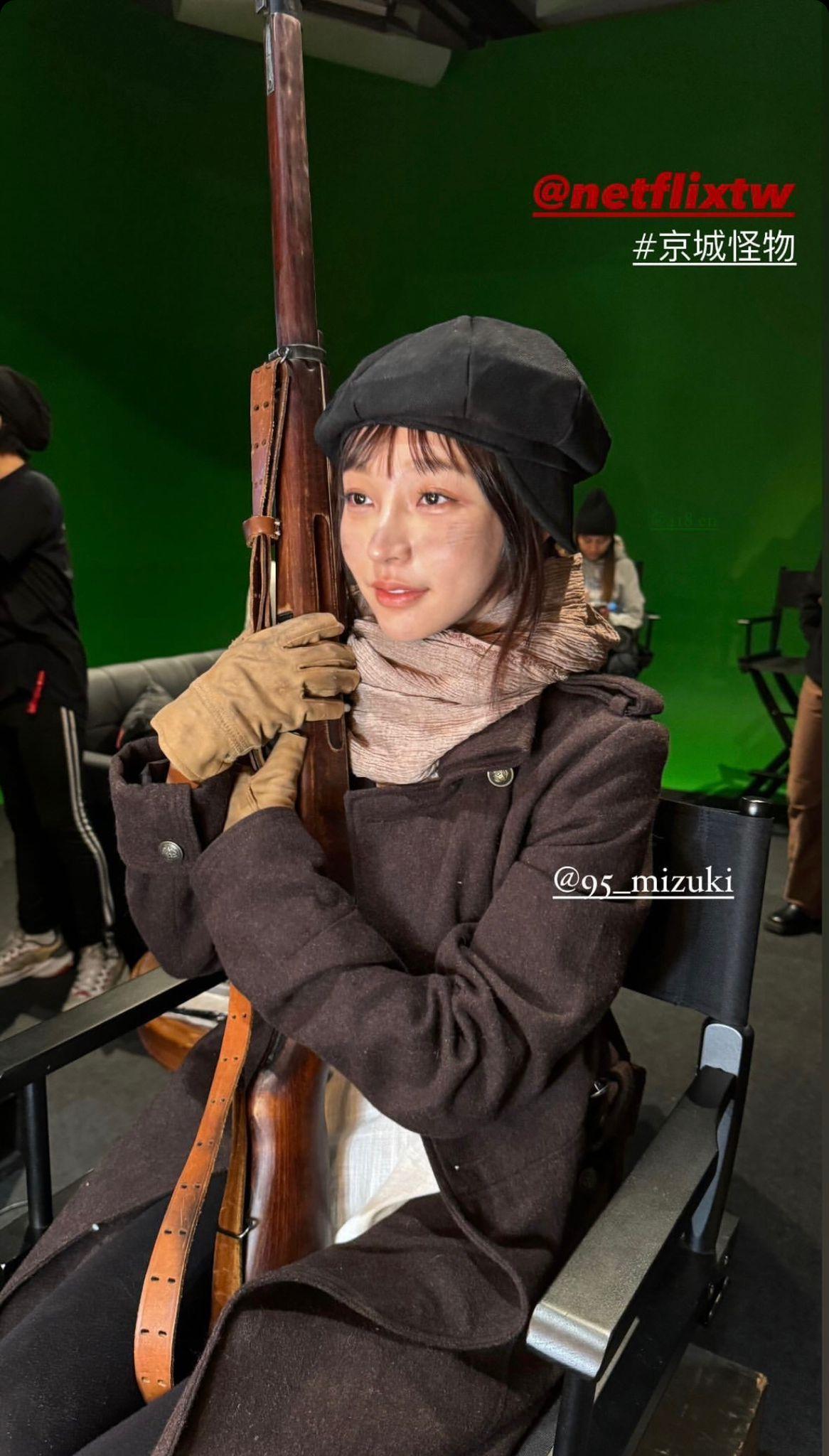 林襄Cosplay宣傳Netflix韓劇《京城怪物》。