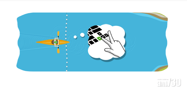 Google 小遊戲|獨木舟障礙賽