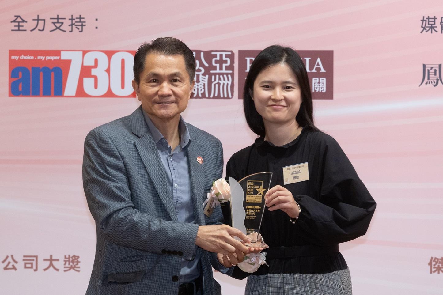 《傑出上市公司大獎》22企業獲奬 陳浩濂:展現港金融市場活力