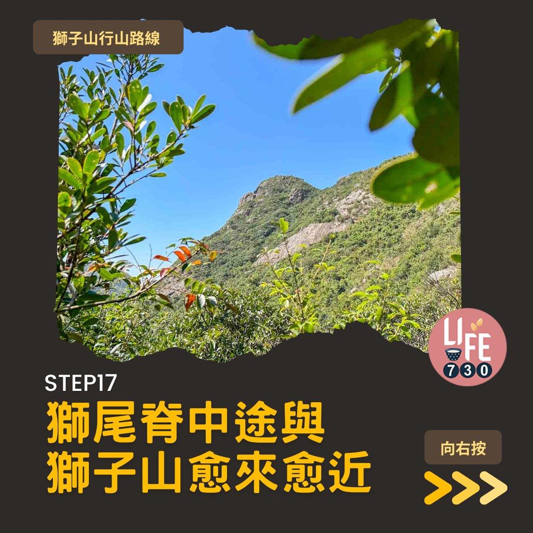 獅尾脊賞獅子山下︱中高級獅子山行山路線(am730製圖)