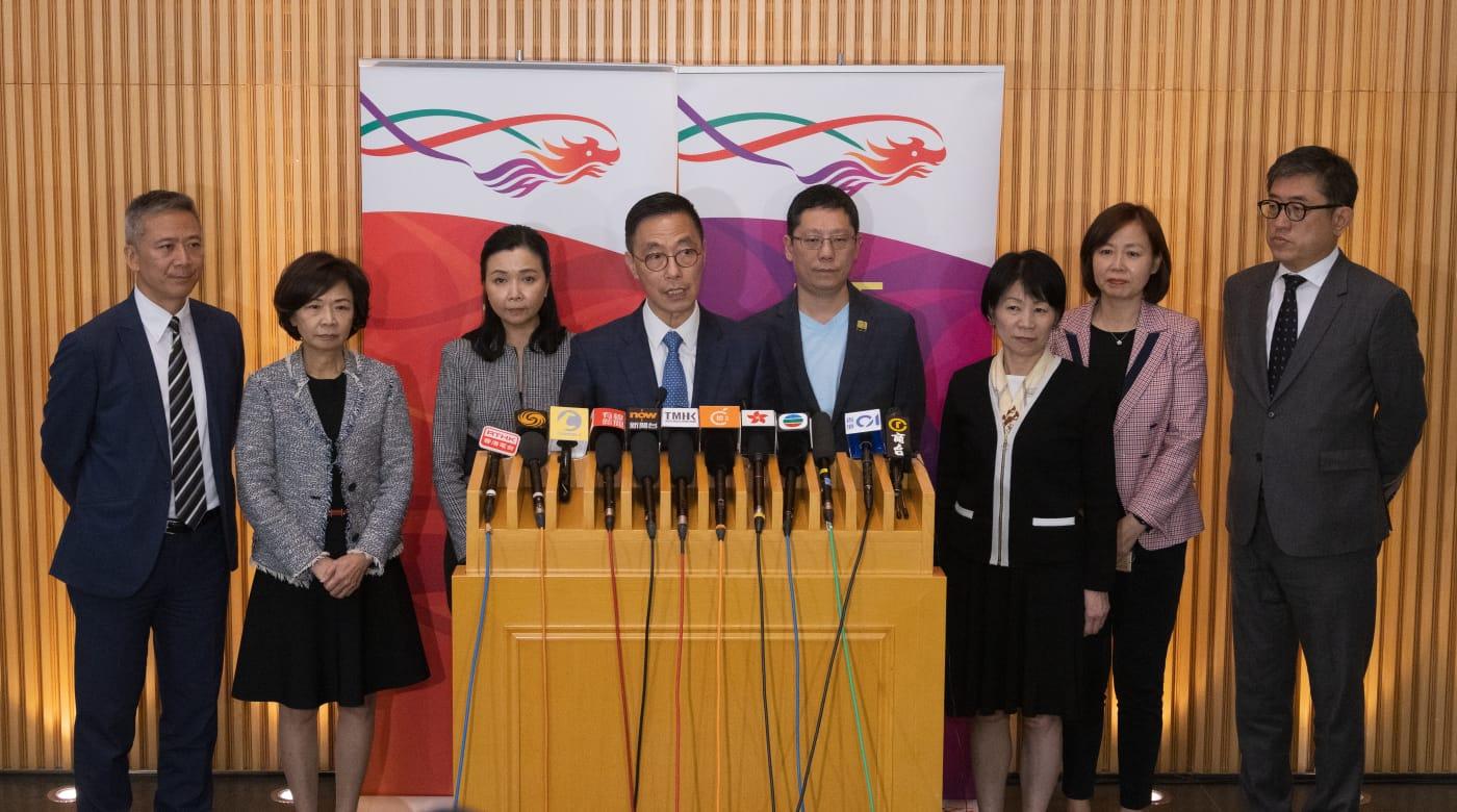 楊潤雄指,重置科學館至文化博物館僅為初步構想,會再聽意見。(蘇文傑攝)