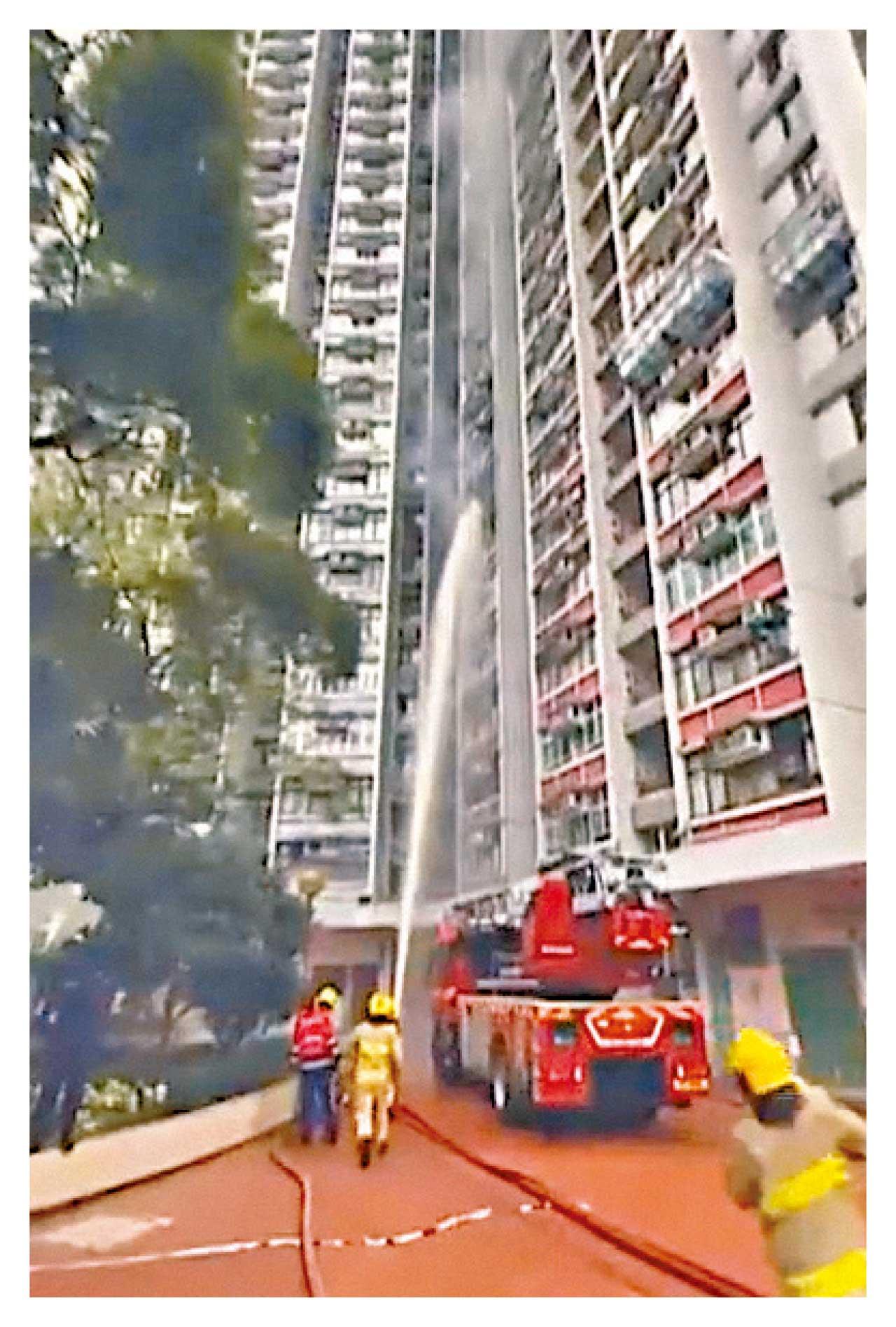 黃大仙東頭邨火警