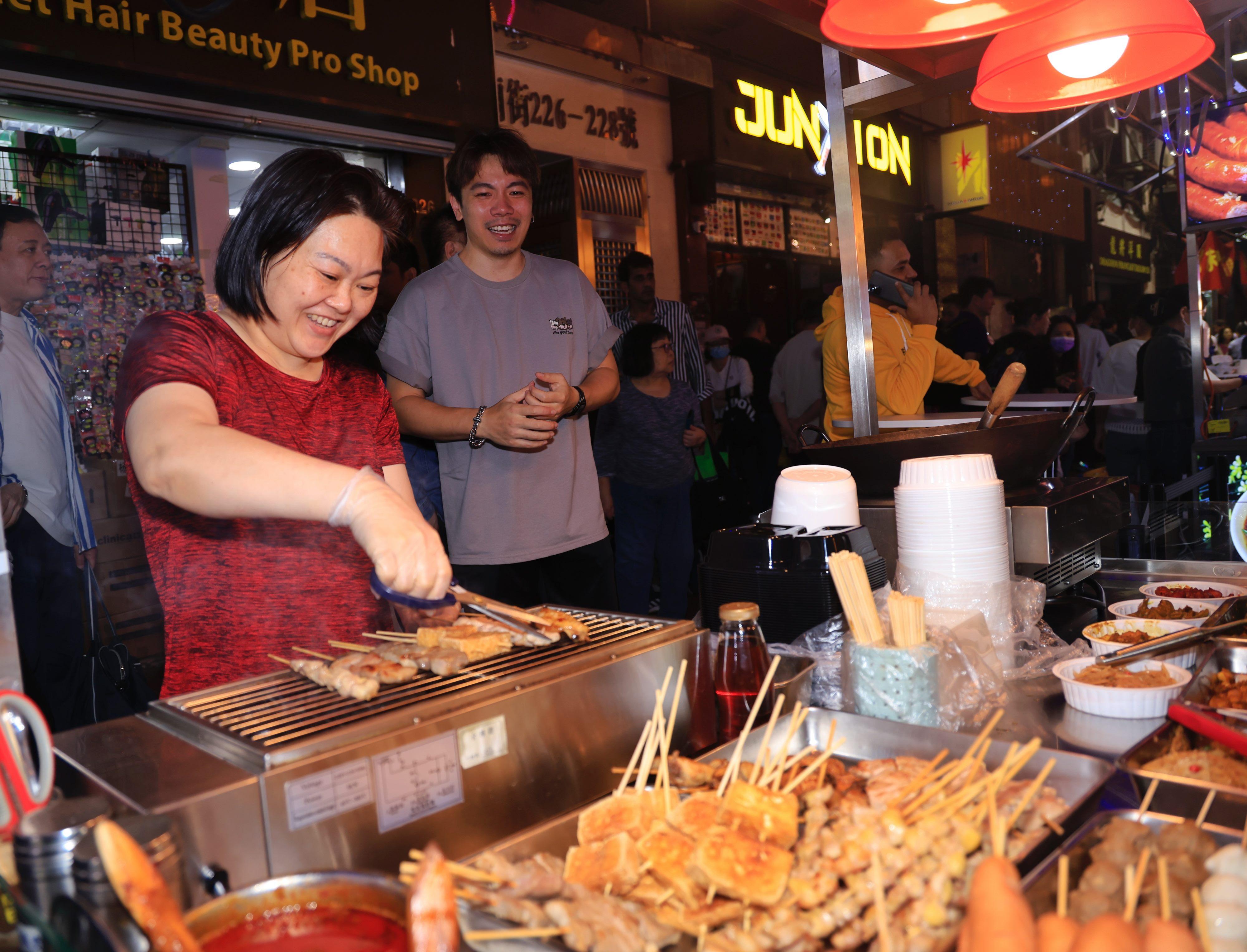 中通社 全新廟街推廣活動夜市