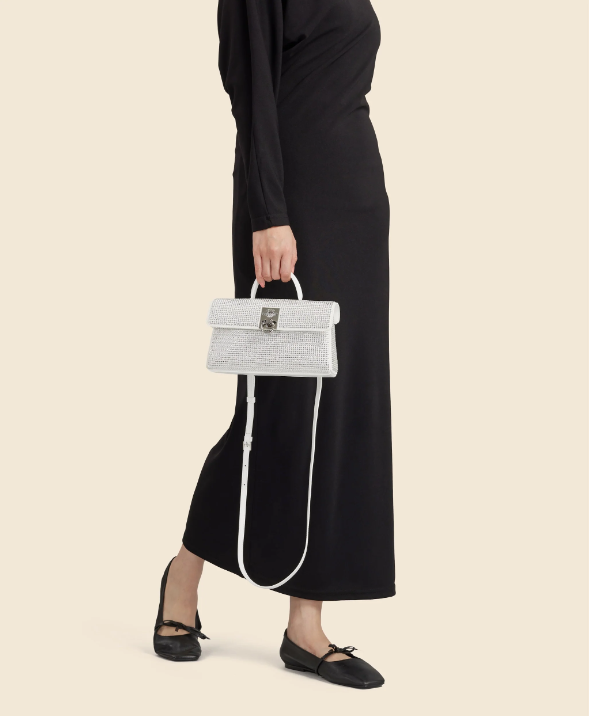 聖誕禮物女朋友2023推介|Cafuné Stance Wallet - Black Rhinestone $4,090