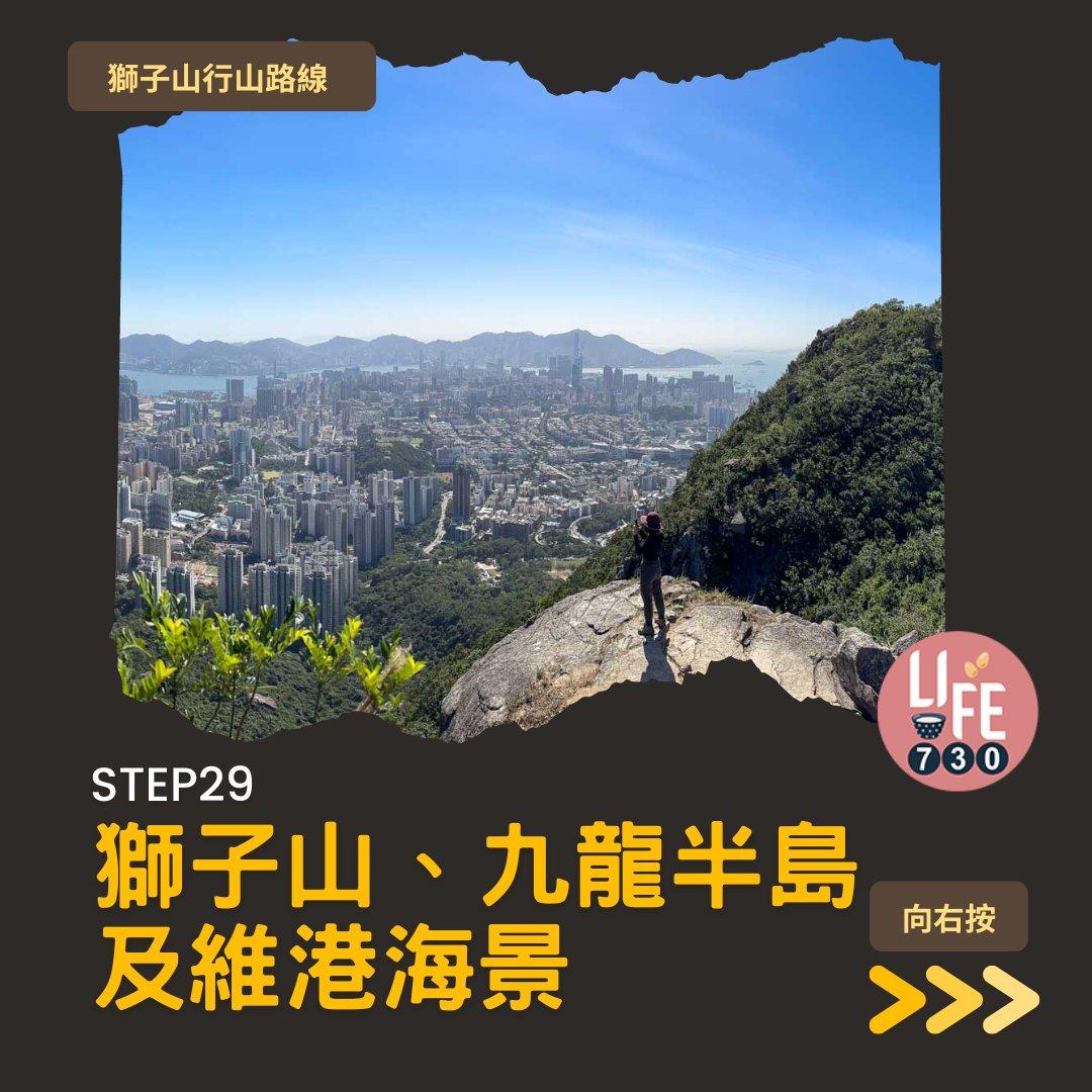 獅尾脊賞獅子山下︱中高級獅子山行山路線(am730製圖)