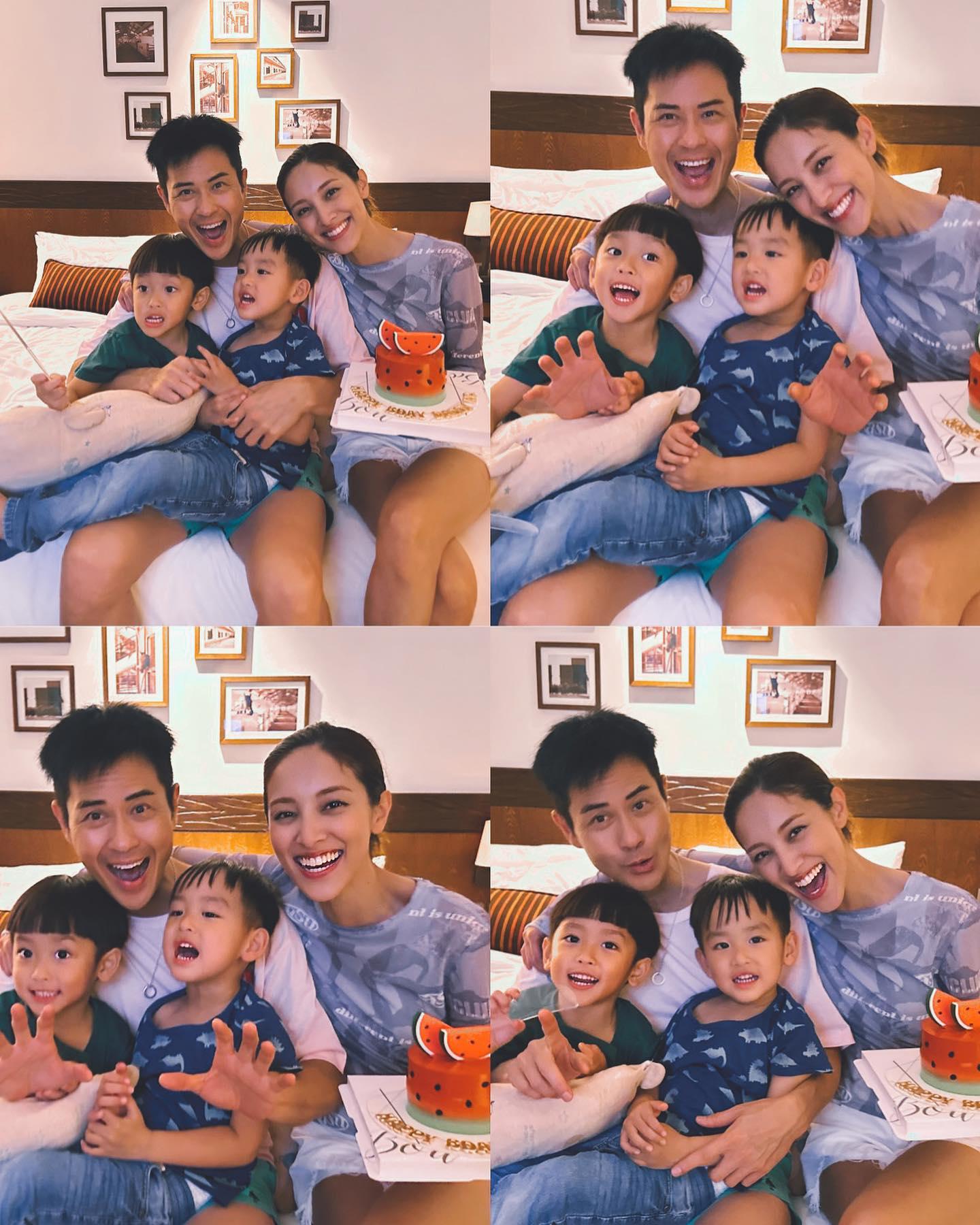 鄭嘉穎與陳凱琳結婚後,Grace不時在社交平台分享家庭生活(陳凱琳IG)