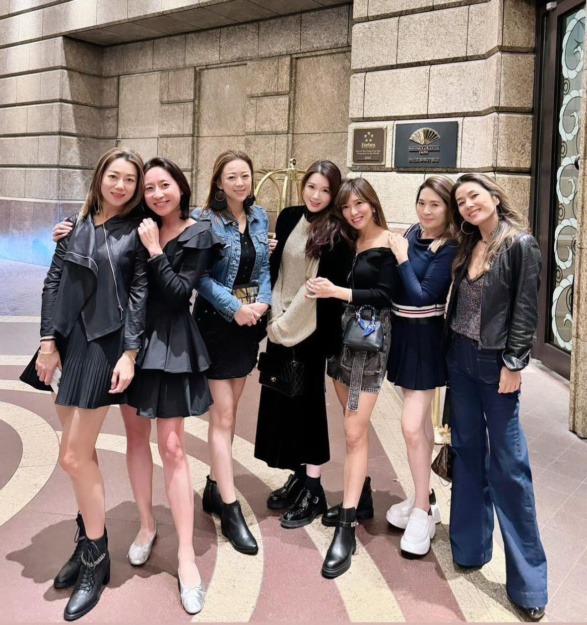 苟芸慧昨天與閨蜜合照(苟芸慧FB)