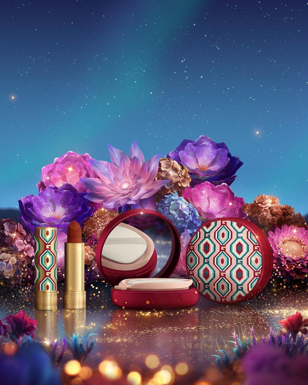 聖誕彩妝2023|Cushion de Beauté氣墊粉底備有補充裝,可重用粉底盒。$620