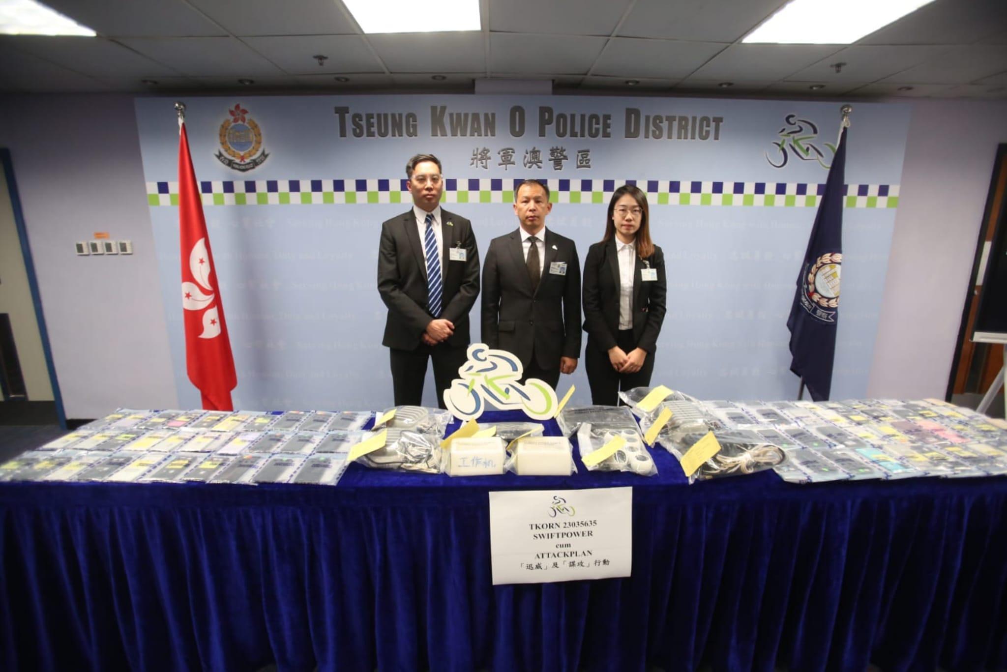 警方搗破洗黑錢中心作網上賭博等 以高檔香薰店掩飾