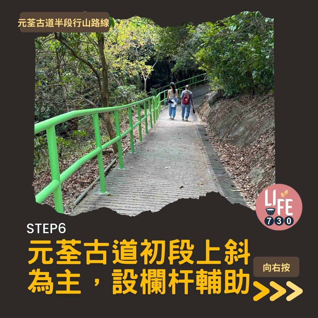 紅葉行山路線︱元荃古道半段往深井(am730製圖)