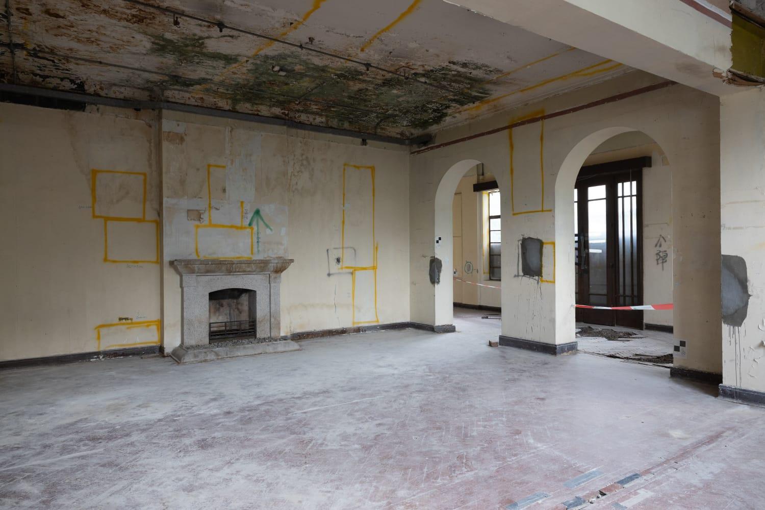 特色壁爐及拱門在活化時需要保留。(蘇文傑攝)