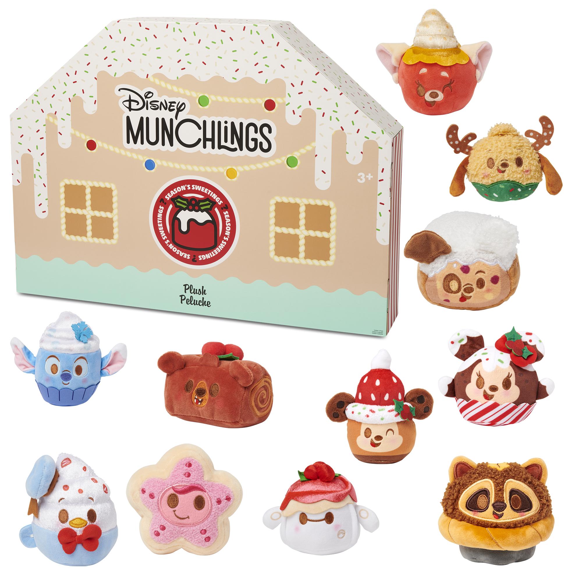 迪士尼 Munchlings Season's Sweetings 12 日倒數日曆小型毛公仔 HK$ 999