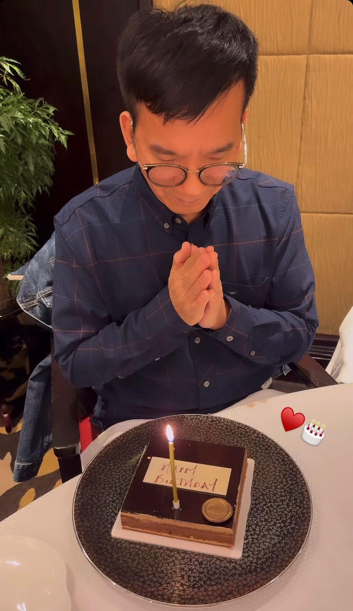 Anson Lo出Story分享父親許願一刻。