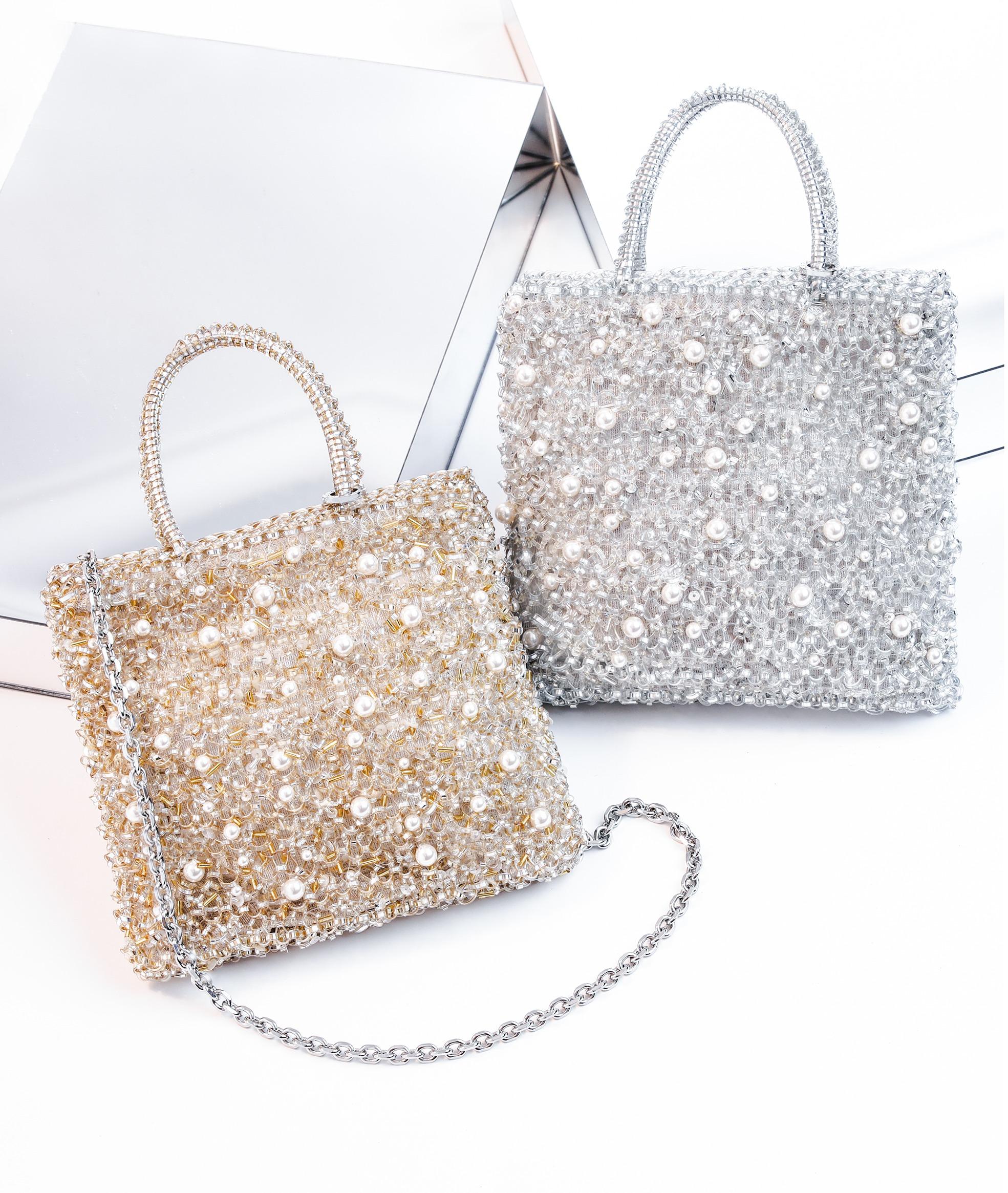 女朋友聖誕禮物2023|ANTEPRIMA/WIREBAG PERLA GLITTER手袋 $3,295