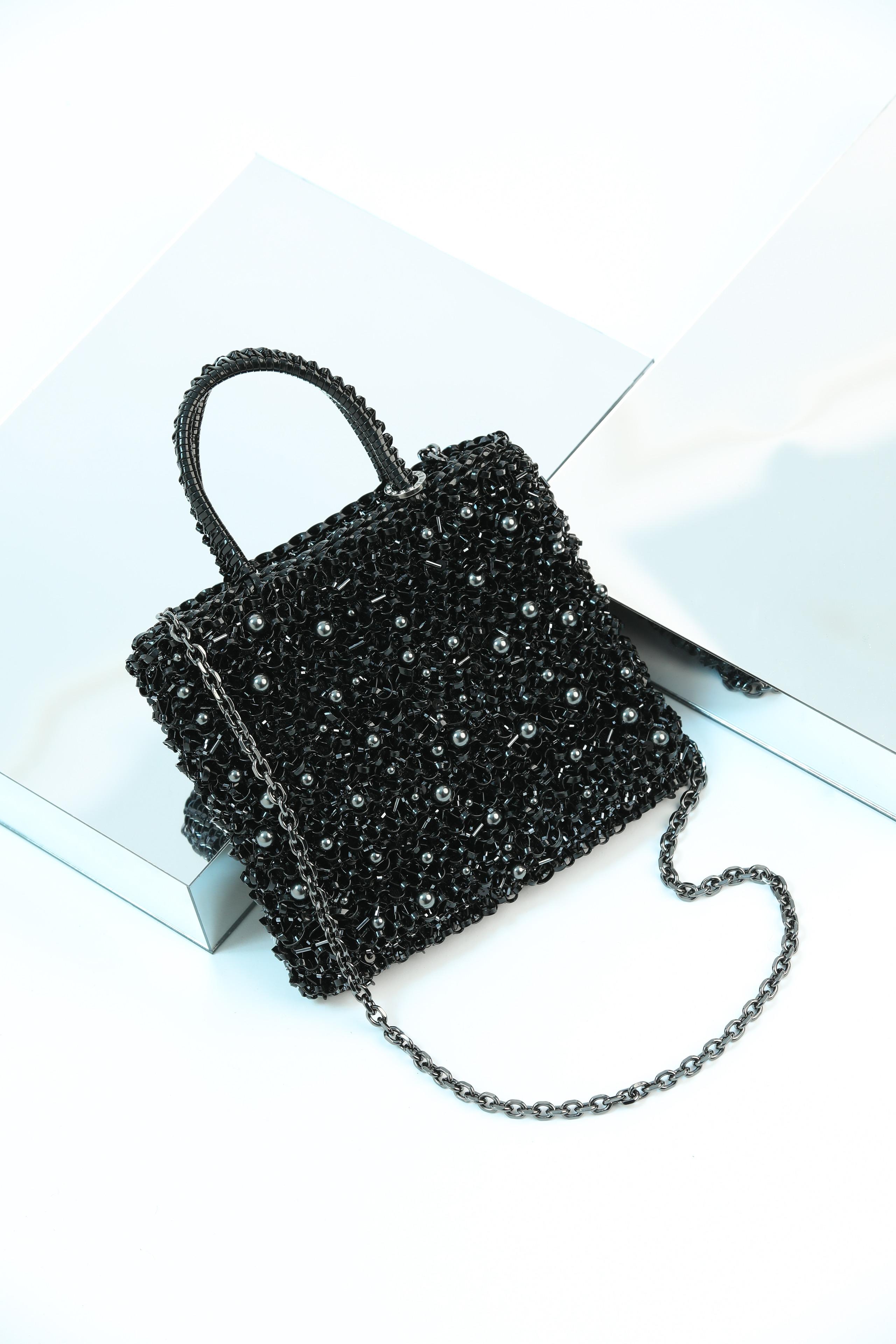 女朋友聖誕禮物2023|ANTEPRIMA/WIREBAG PERLA GLITTER手袋 $3,295