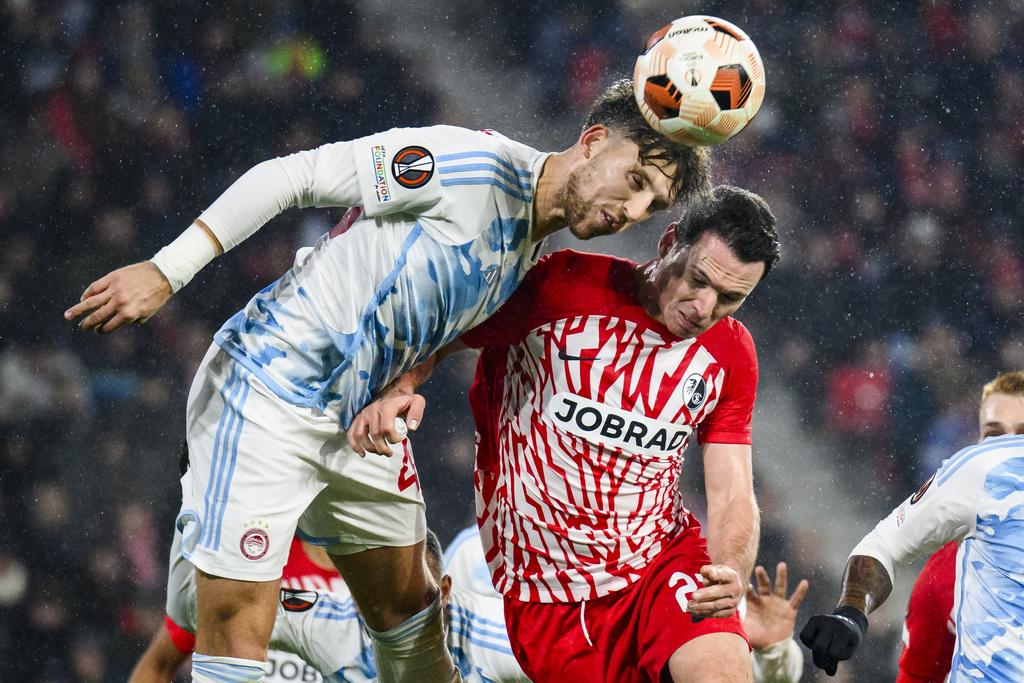 弗賴堡主場5:0贏奧林比亞高斯。(美聯社)