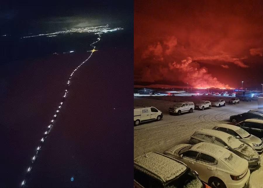 冰島火山爆發