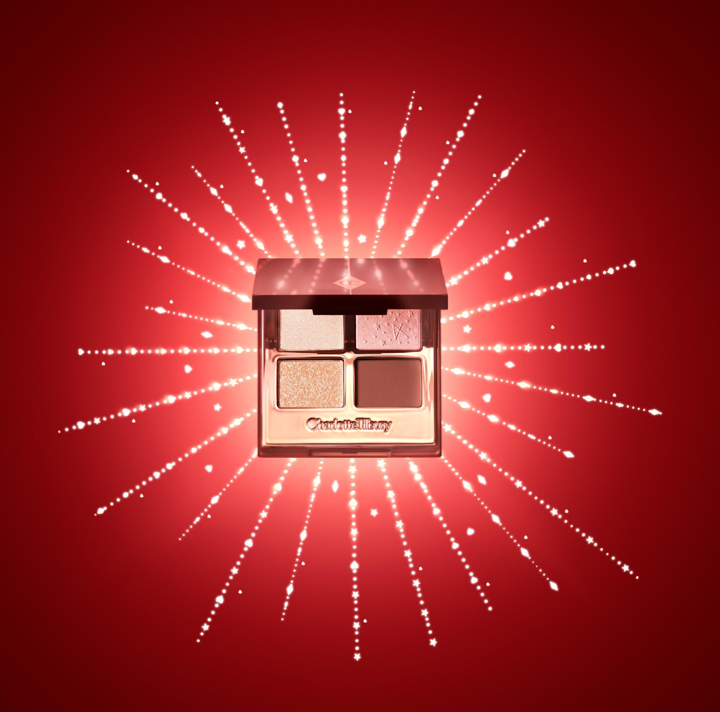 龍年2024限定美妝|新春限定QUEEN OF LUCK LUXURY PALETTE幸運四色奢彩眼影盤 $450