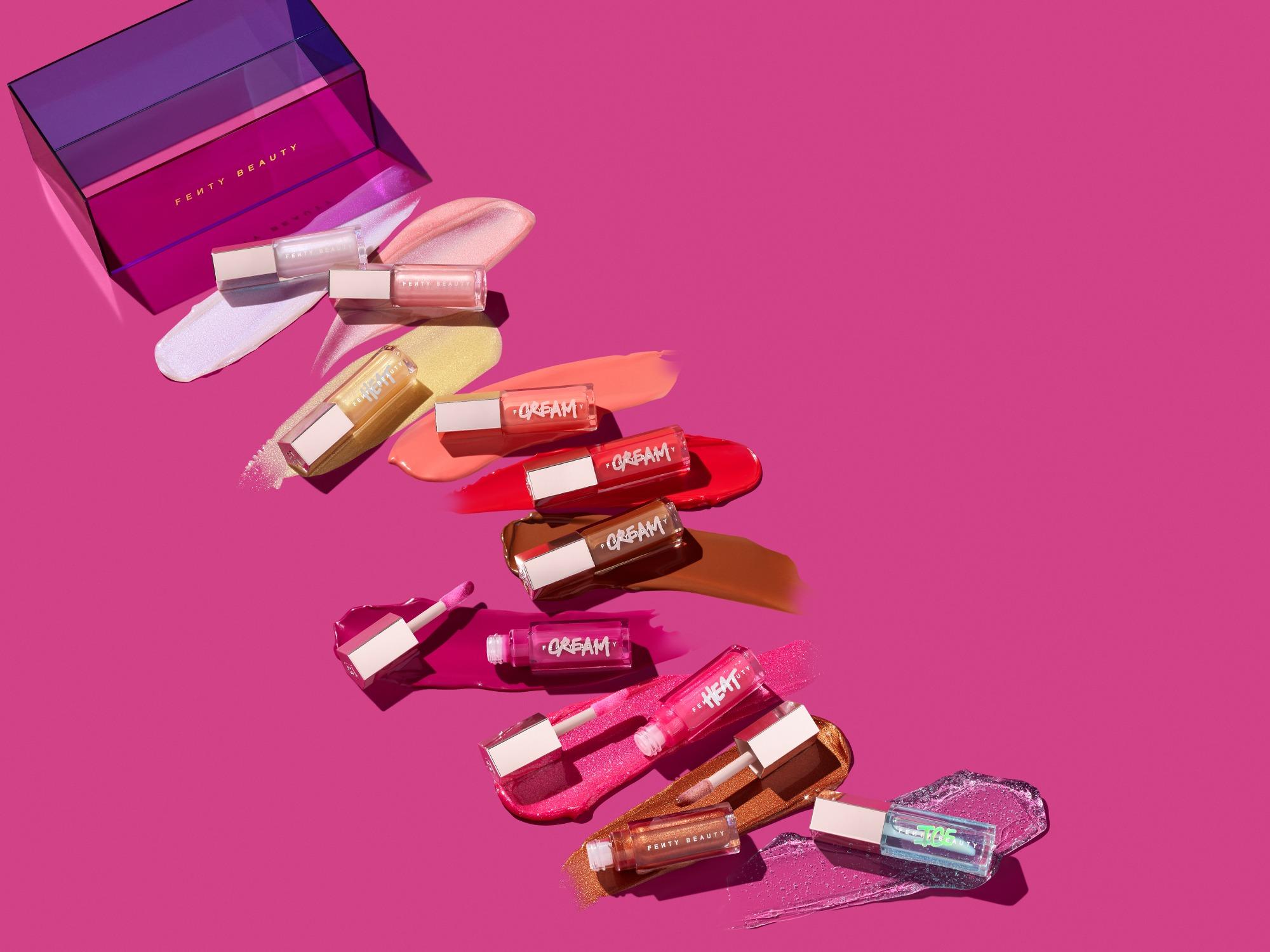 2023聖誕套裝推介|Fenty Beauty星河棱鏡 星塵炸彈3D唇釉嘉年華十色禮盒 $1,298