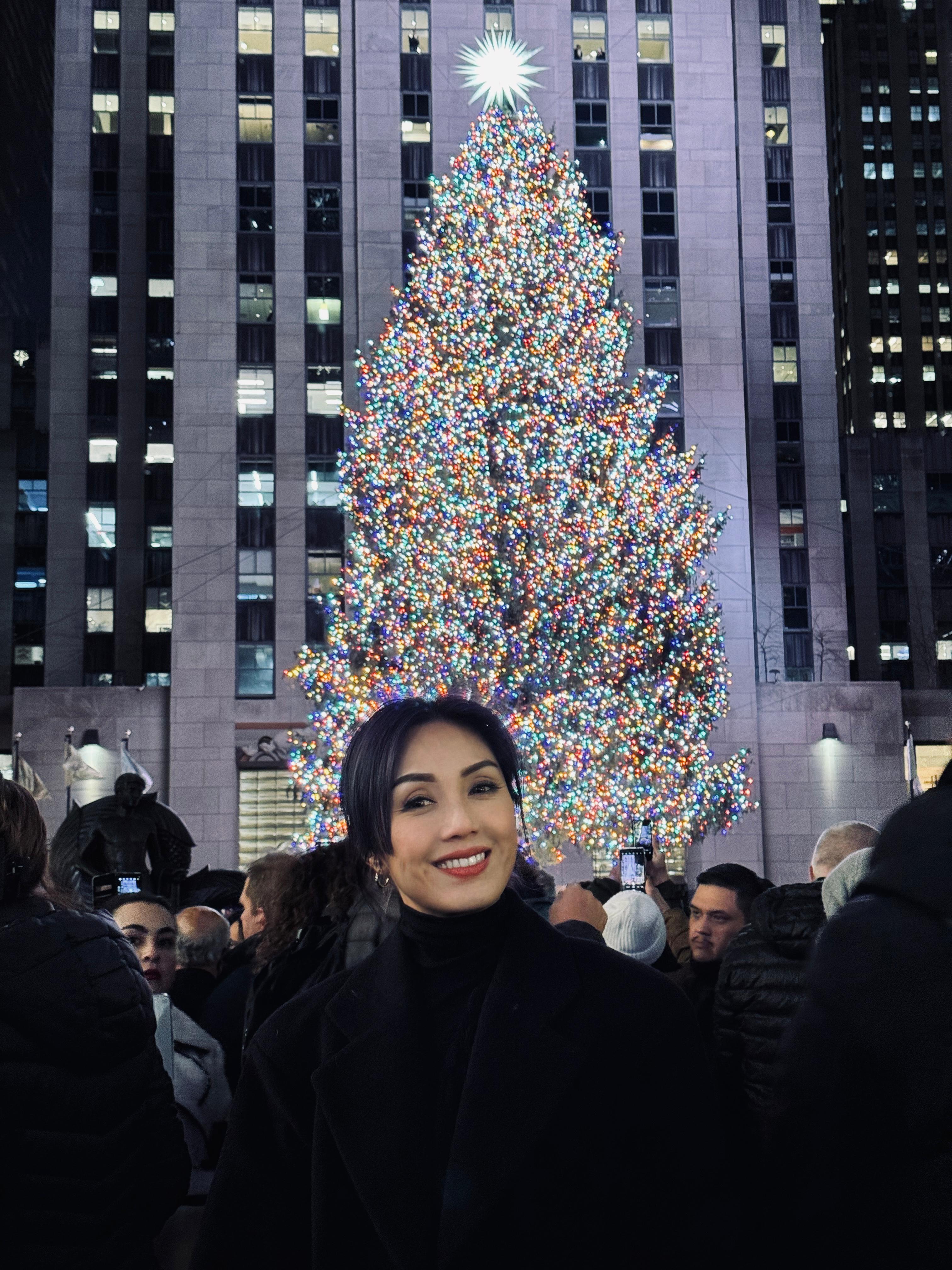美加之行,千嬅自言食了這一年最多的澱粉質。